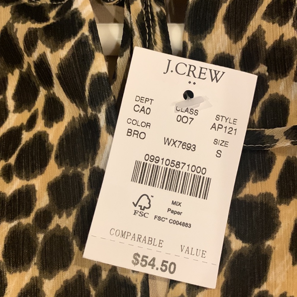 New J Crew Sleeveless Blouse Shirt Women’s Small Top J. Crew - Picture 5 of 5